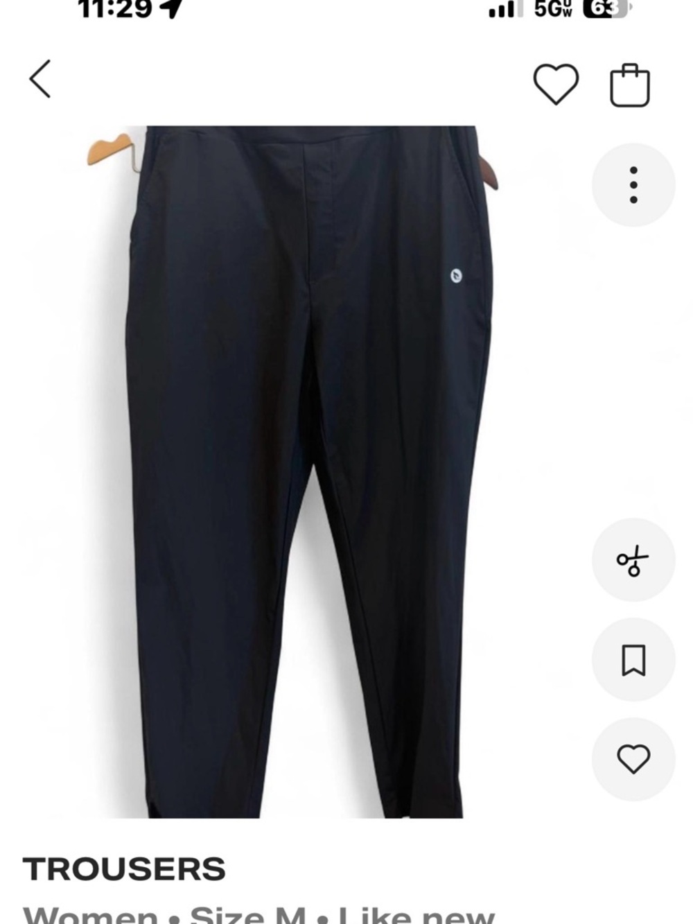 Men's Black Performance Trousers - Casual Athletic Pants